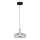 LED pendel VETRO LED/6W/230V diameter 23 cm grå/sort