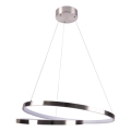 LED pendel ZEFIRA LED/40W/230V 4000K diameter 50 cm skinnende krom