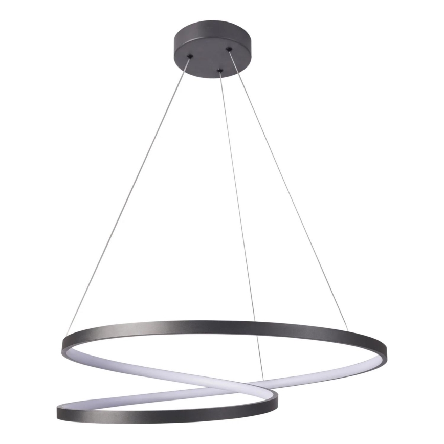 LED pendel ZEFIRA LED/52W/230V 4000K diameter 60 cm antracit