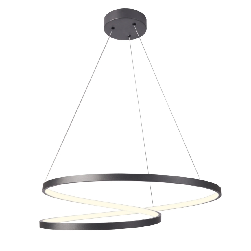 LED pendel ZEFIRA LED/52W/230V 4000K diameter 60 cm antracit