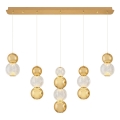 LED Pendelarmatur CREMONA LED/27W/230V 3000K guld