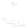 LED Pendellampe ARTISAN LED/36W/230V 4000K hvid