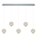LED Pendellampe CREMONA 5xLED/5W/230V 3000K mat chrome