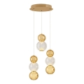 LED Pendellampe CREMONA LED/17W/230V 3000K guld