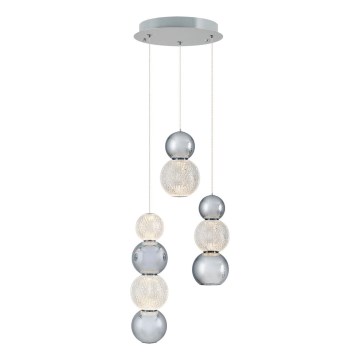 LED Pendellampe CREMONA LED/17W/230V 3000K mat krom