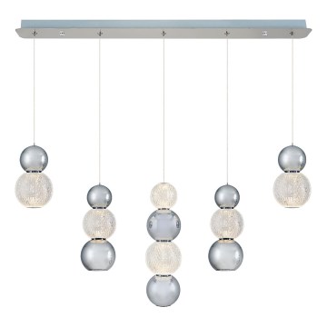 LED Pendellampe CREMONA LED/27W/230V 3000K mat krom