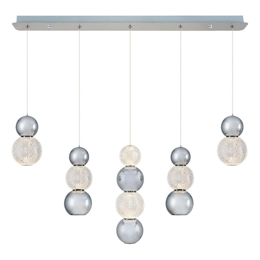 LED Pendellampe CREMONA LED/27W/230V 3000K mat krom