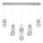 LED Pendellampe CREMONA LED/27W/230V 3000K mat krom