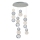 LED Pendellampe CREMONA LED/34W/230V 3000K mat krom
