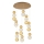 LED Pendellampe CREMONA LED/51W/230V 3000K guld