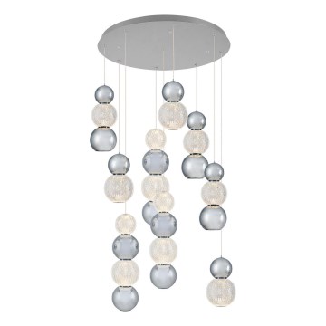 LED Pendellampe CREMONA LED/51W/230V 3000K mat krom