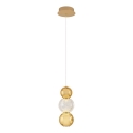 LED Pendellampe CREMONA LED/5W/230V 3000K guld