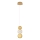 LED Pendellampe CREMONA LED/5W/230V 3000K guld