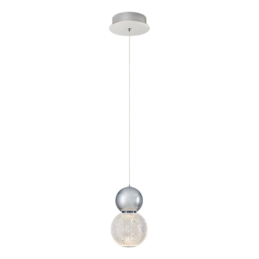 LED Pendellampe CREMONA LED/5W/230V 3000K mat chrome