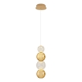 LED Pendellampe CREMONA LED/7W/230V 3000K guld