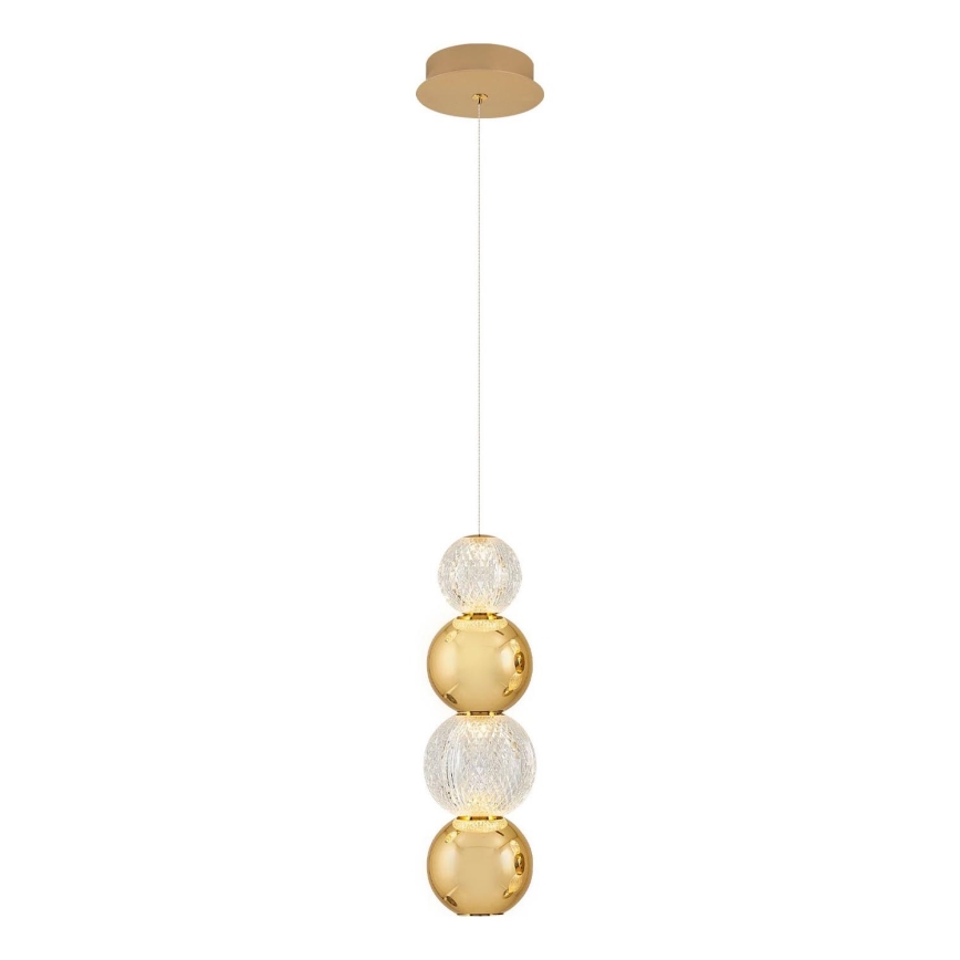 LED Pendellampe CREMONA LED/7W/230V 3000K guld