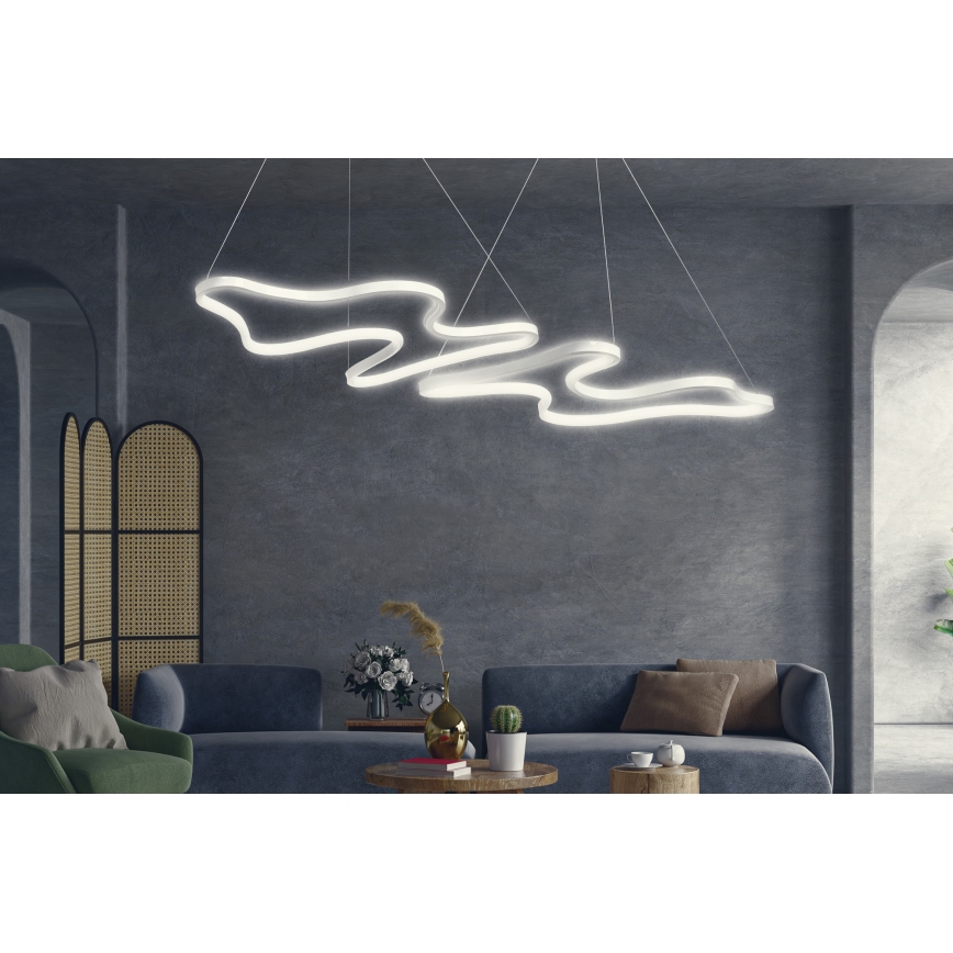 LED Pendellampe DUPLE ARTISAN LED/80W/230V 6500K hvid