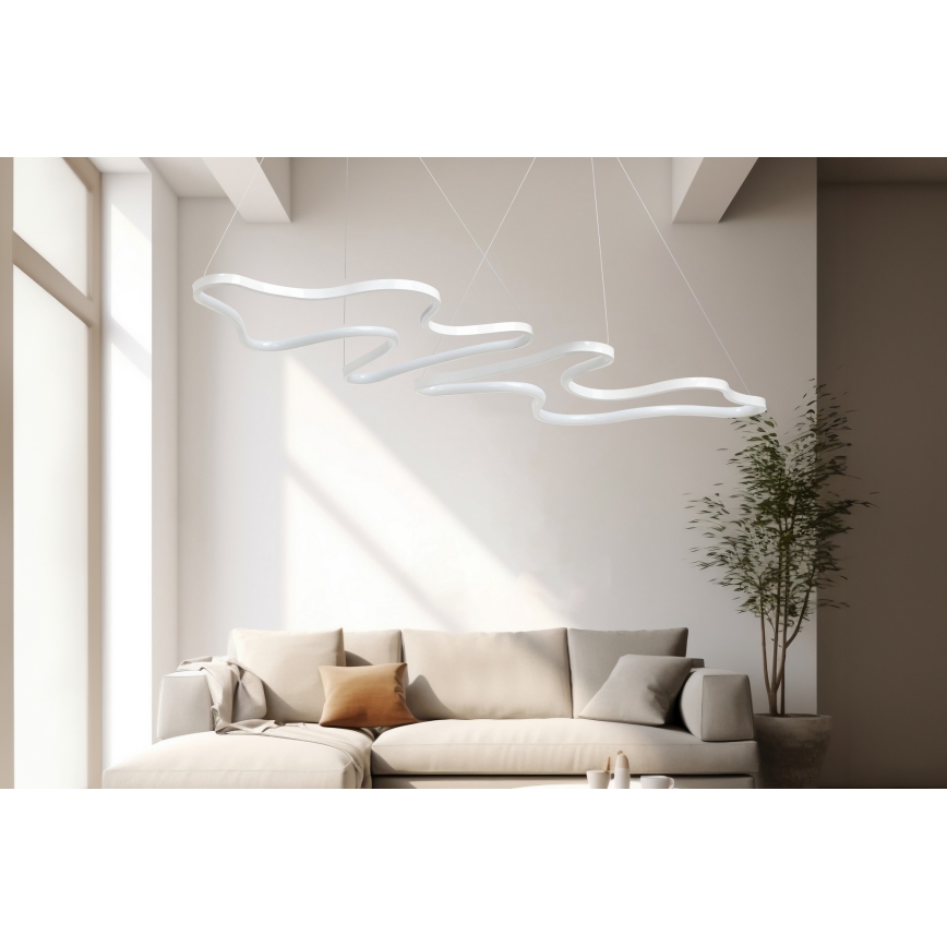 LED Pendellampe DUPLE ARTISAN LED/80W/230V 6500K hvid
