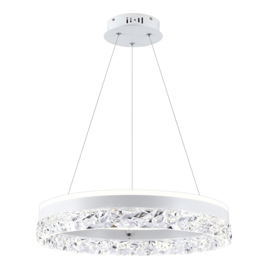 LED Pendellampe FROZI LED/32W/230V Ø 50 cm hvid