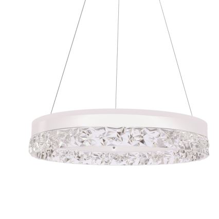 LED Pendellampe FROZI LED/32W/230V Ø 50 cm hvid