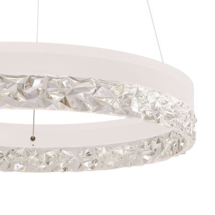 LED Pendellampe FROZI LED/32W/230V Ø 50 cm hvid
