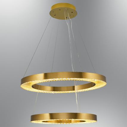 LED Pendellampe JESI LED/140W/230V 3000K 100 cm bronze