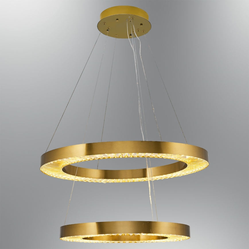 LED Pendellampe JESI LED/140W/230V 3000K 100 cm bronze