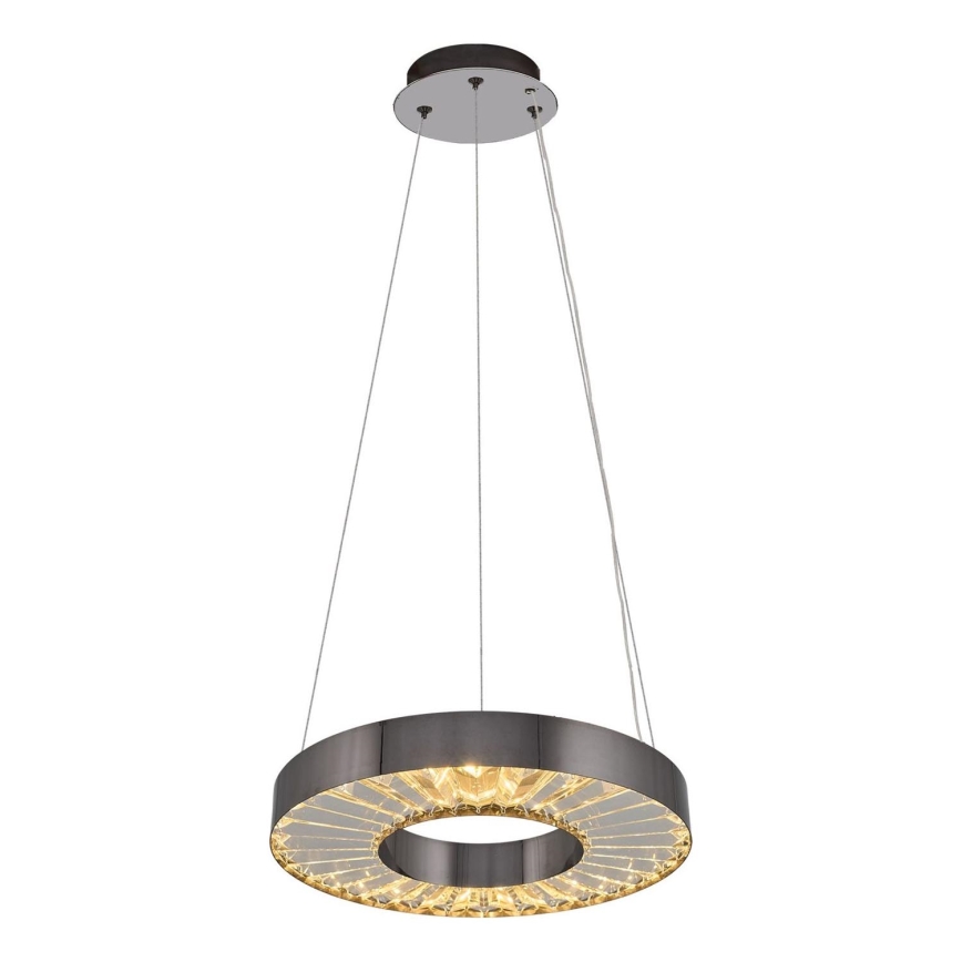 LED Pendellampe JESI LED/35W/230V 3000K diameter 40 cm sølv