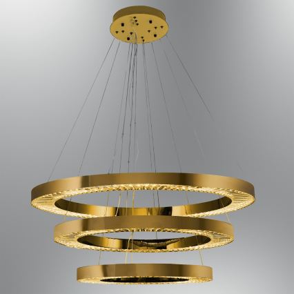 LED Pendellampe JESI LED/99W/230V 3000K 100 cm bronze