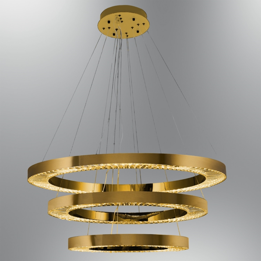 LED Pendellampe JESI LED/99W/230V 3000K 100 cm bronze