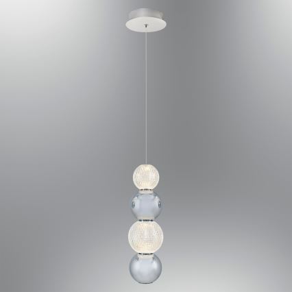 LED Pendeløsning CREMONA LED/7W/230V 3000K mat krom