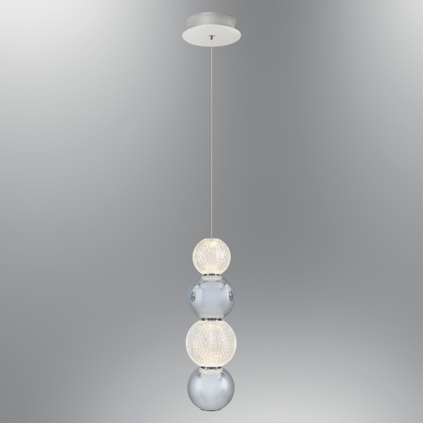 LED Pendeløsning CREMONA LED/7W/230V 3000K mat krom