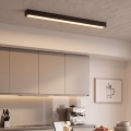 LED Plafond/pendel på kabel LED/44W/230V 3000K 120 cm sort