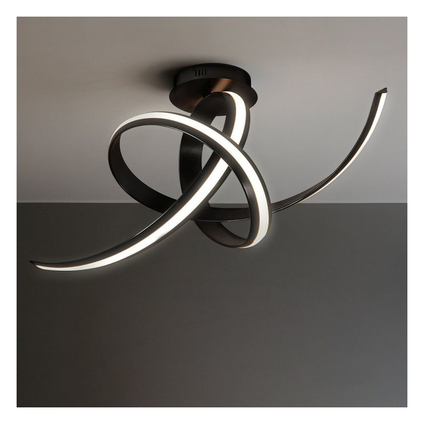 LED plafondlampe AREZIA LED/41W/230V sort