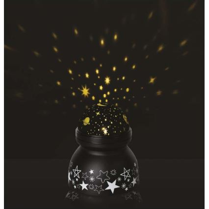 LED projektor med julemotiv LED/3xAAA