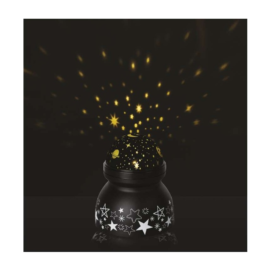 LED projektor med julemotiv LED/3xAAA