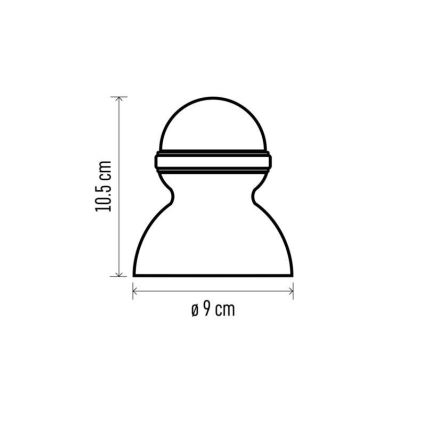 LED projektor med julemotiv LED/3xAAA