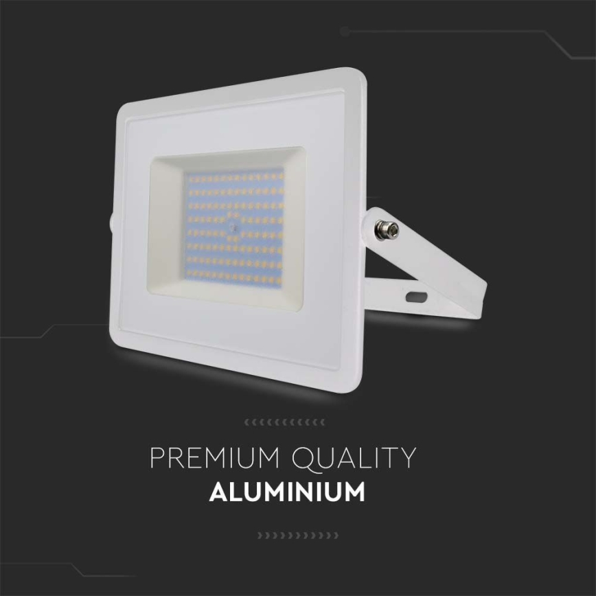 LED projektør LED/100W/230V 4000K IP65 hvid
