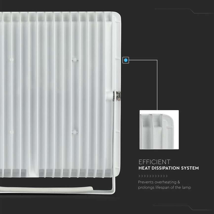 LED projektør LED/100W/230V 6500K IP65 hvid