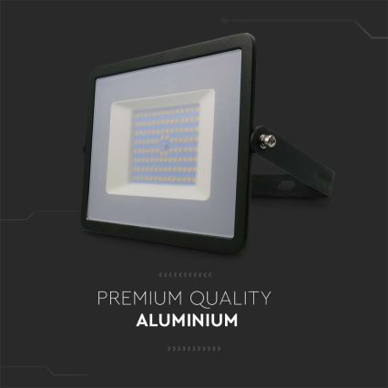 LED projektør LED/100W/230V 6500K IP65 sort
