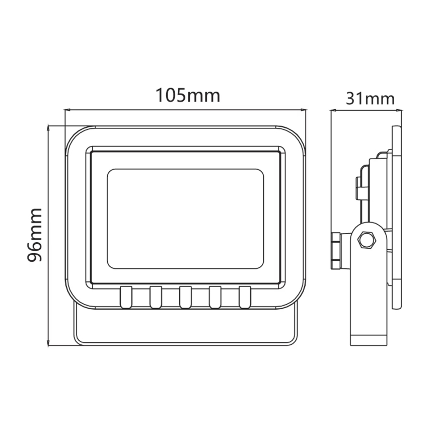 LED projektør LED/10W/230V 6500K IP65