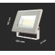 LED projektør LED/20W/230V 3000K IP65 hvid