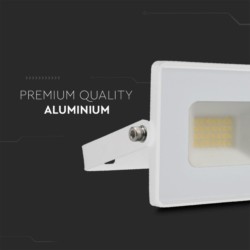 LED projektør LED/20W/230V 4000K IP65 hvid