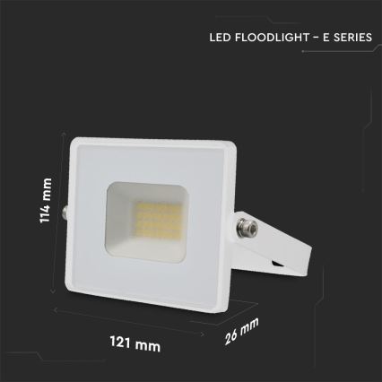 LED projektør LED/20W/230V 4000K IP65 hvid