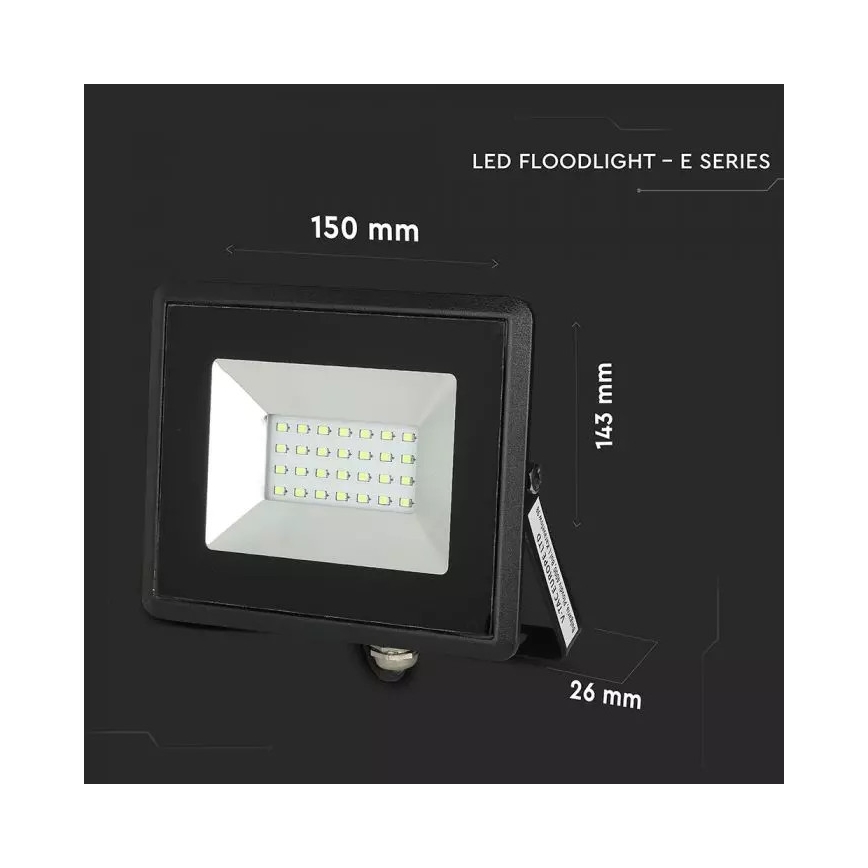 LED projektør LED/20W/230V IP65 grønt lys