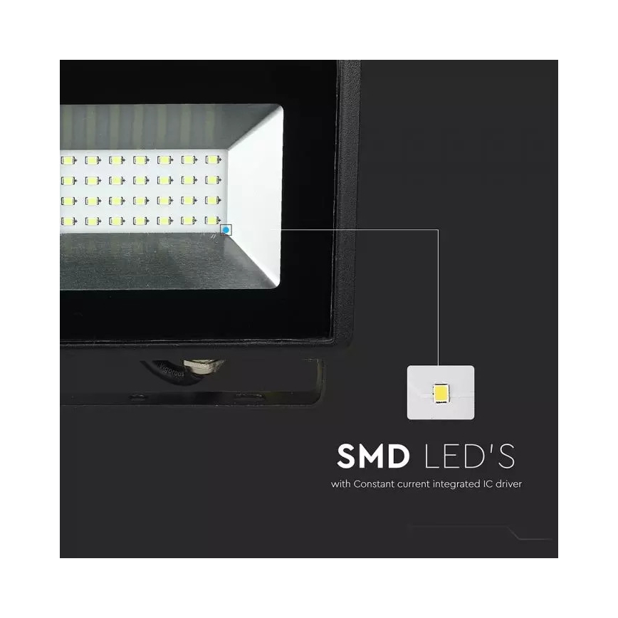 LED projektør LED/20W/230V IP65 grønt lys