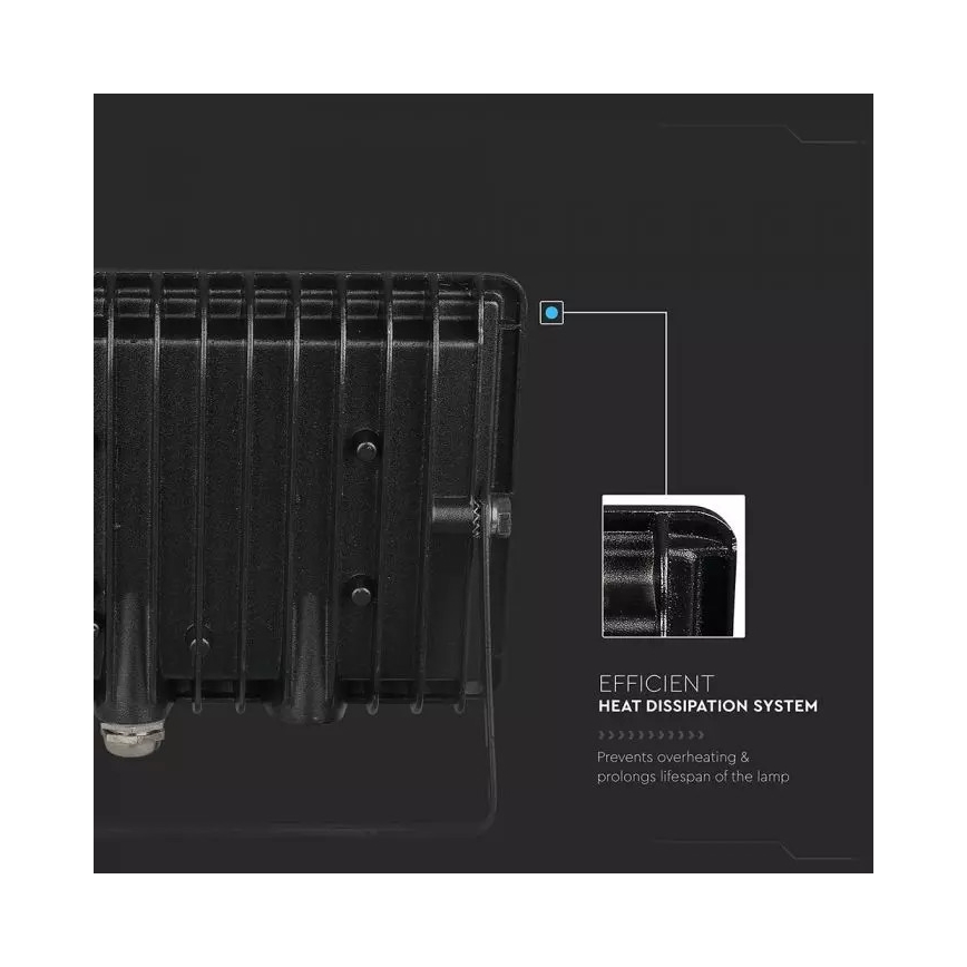 LED projektør LED/20W/230V IP65 grønt lys