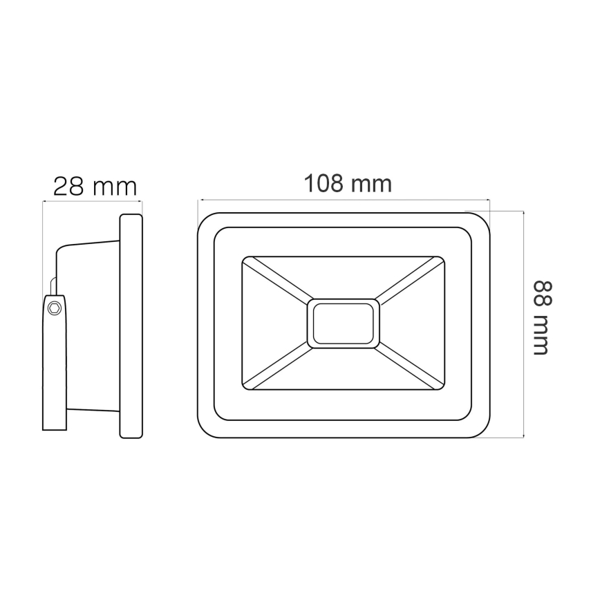 LED projektør LED/20W/230V IP65
