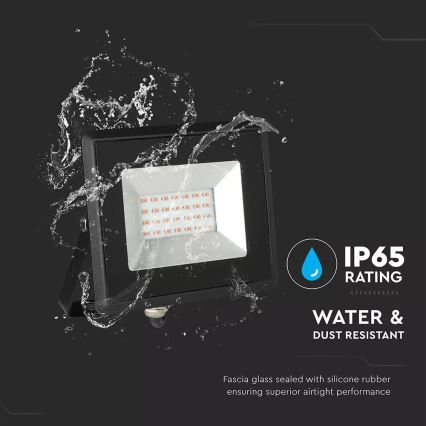 LED projektør LED/20W/230V IP65 pink lys