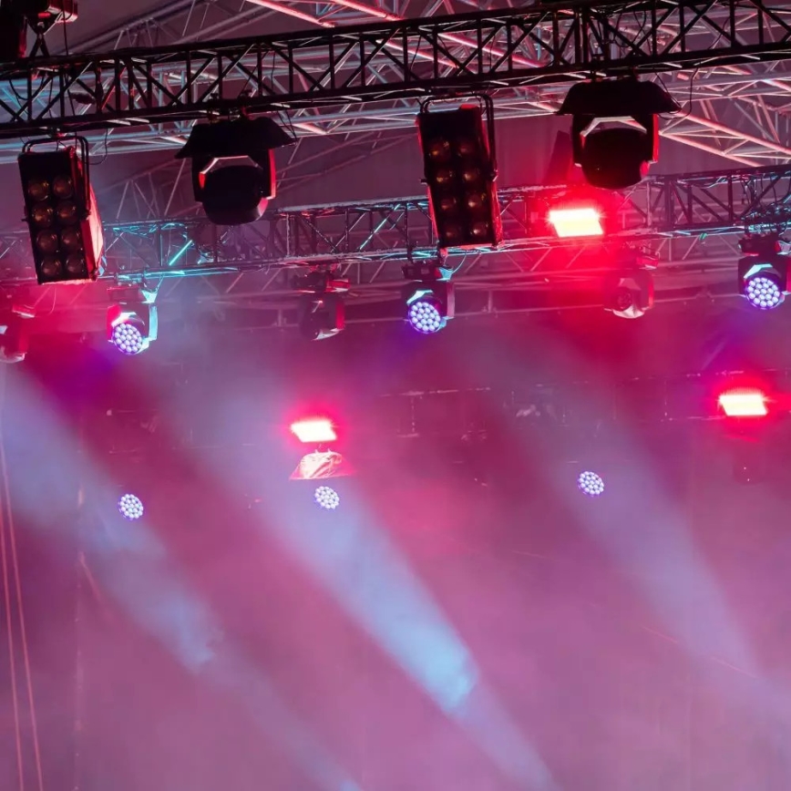 LED projektør LED/20W/230V IP65 pink lys